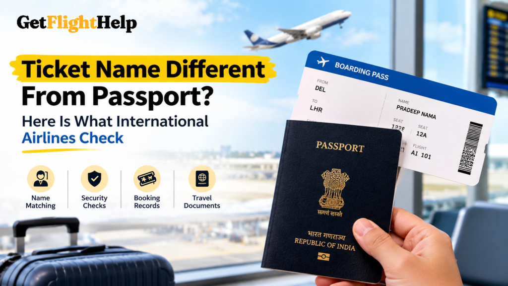 Ticket Name Different From Passport? Here Is What International Airlines Check